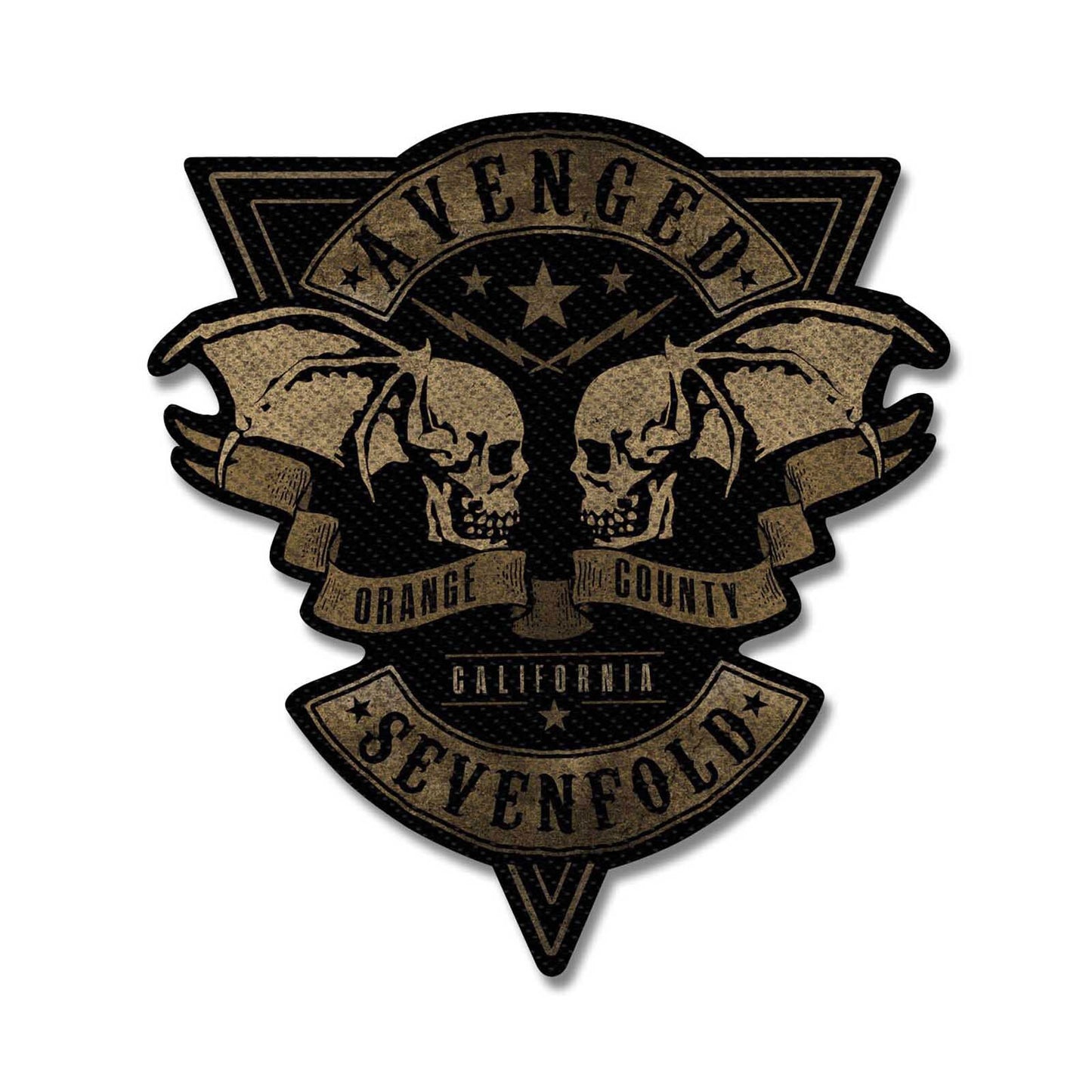 AVENGED SEVENFOLD Orange County Patch - 4x4 Inch - Avenged Sevenfold Embroidered Patch Applique Craft Supply - Officially Licensed