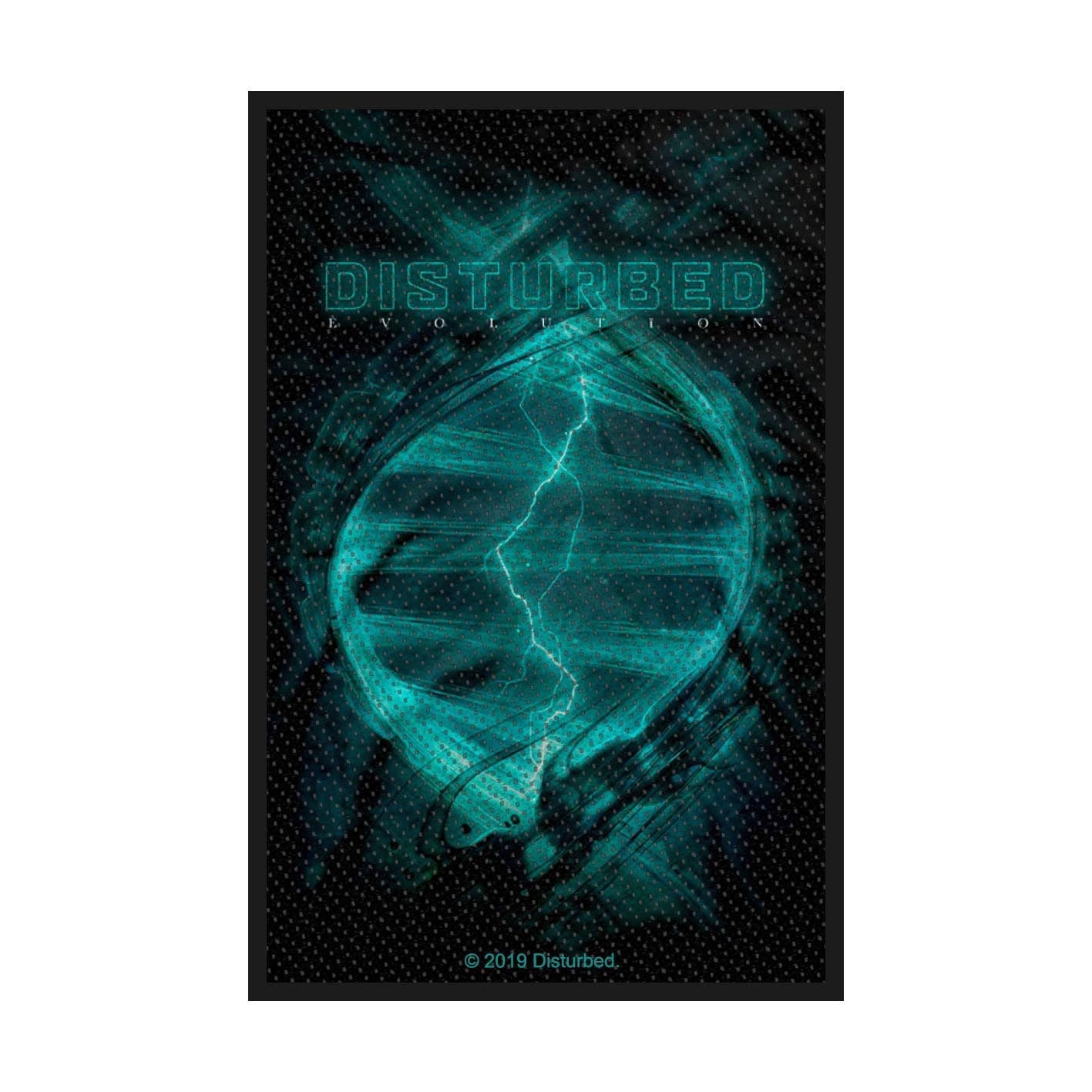 DISTURBED Band Patch - 2.5x4 Inch - Disturbed Evolution Heavy Metal Band Embroidered Patch Applique - Officially Licensed