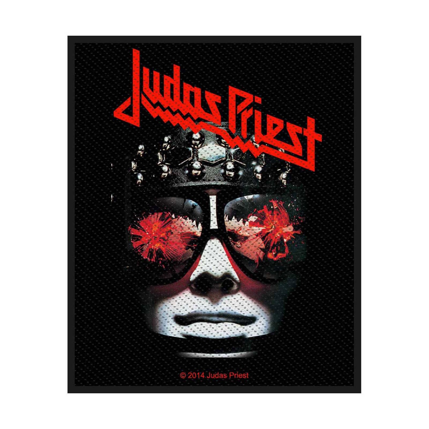 JUDAS PRIEST Patch - 4x3 Inch - Judas Priest Hell Bent for Leather Album Embroidered Patch Applique Craft Supply - Officially Licensed