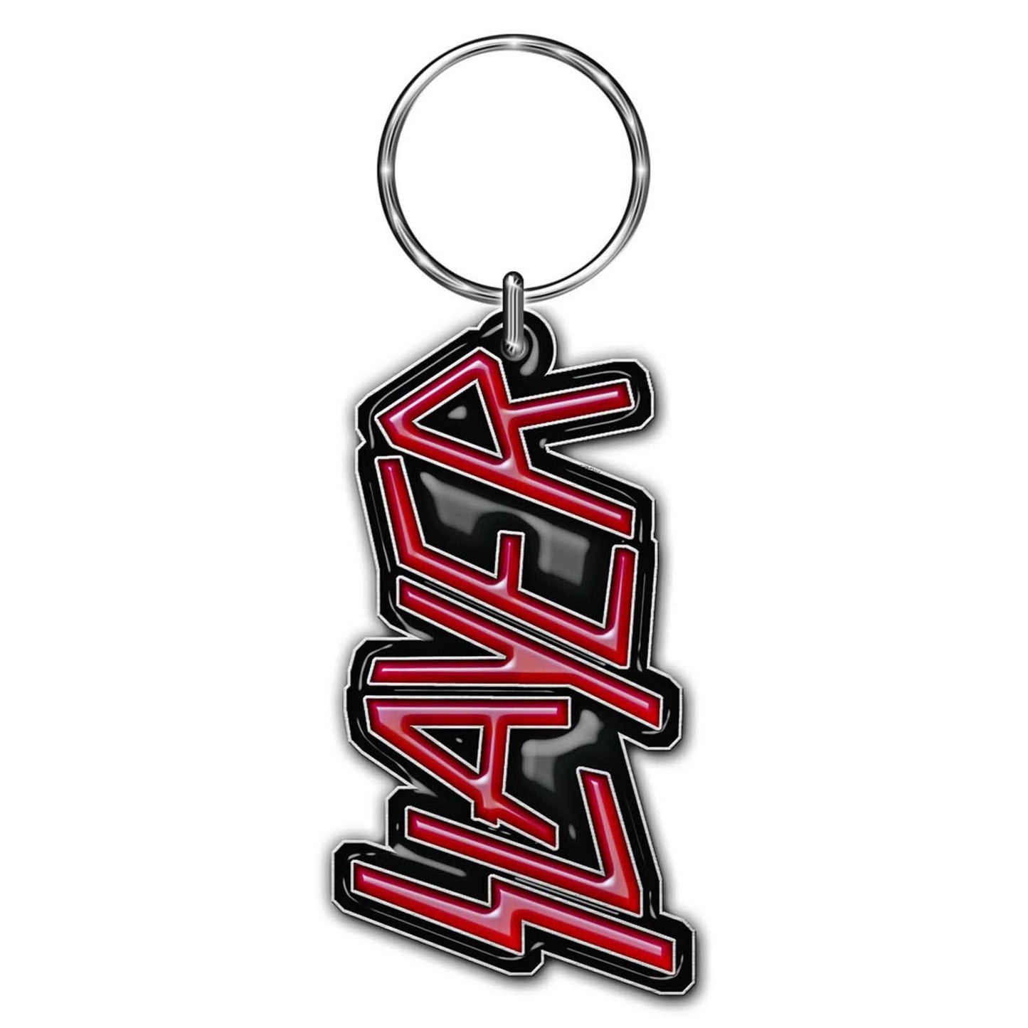 SLAYER Metal Keychain - Slayer Thrash Metal Band Logo - Rock Band Keyring Keyfob
