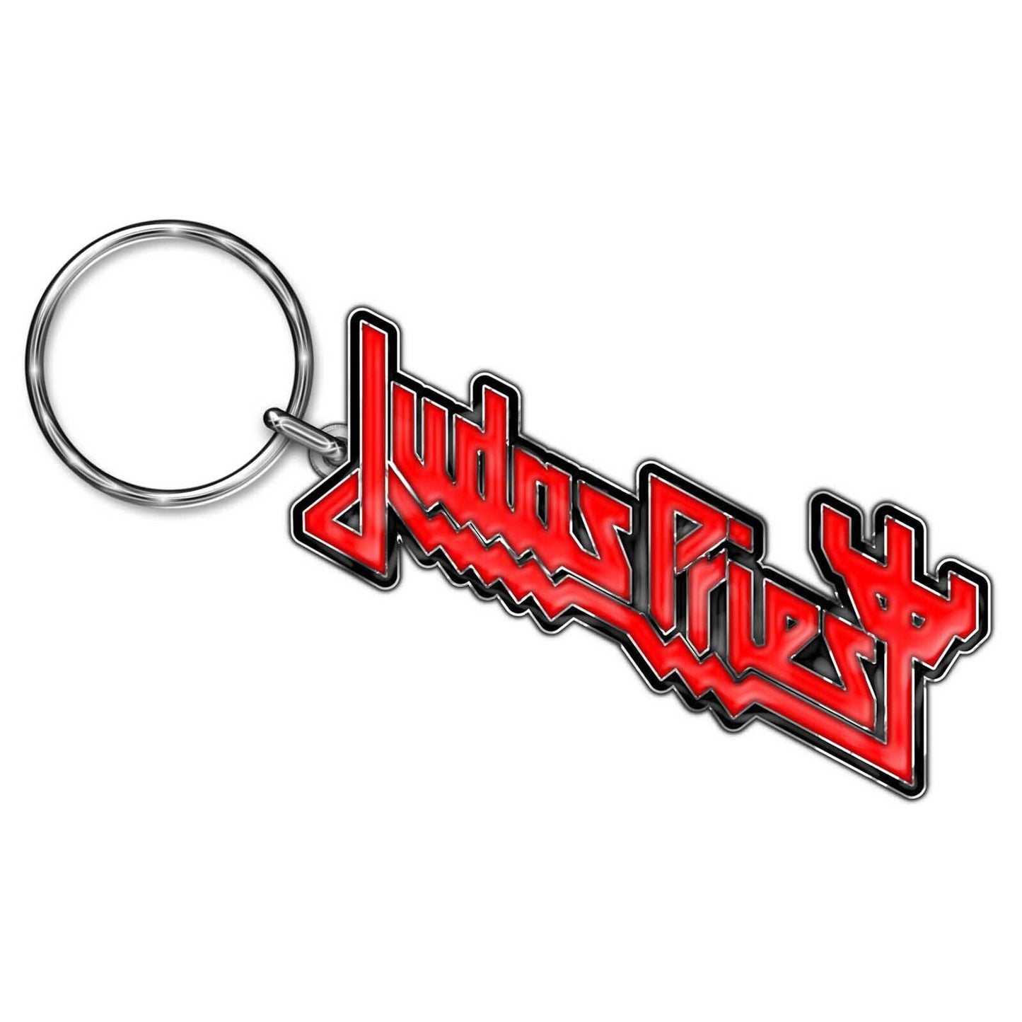 JUDAS PRIEST Metal Keychain - Judas Priest Heavy Metal Band Logo - Rock Band Keyring Keyfob