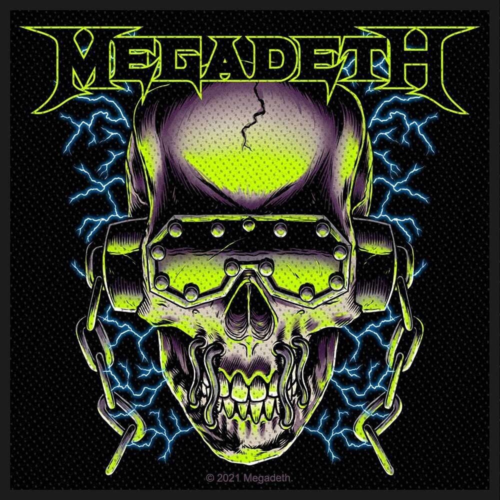 MEGADETH Patch - 3.5x3.5 Inch - Megadeth Vic Rattlehead Thrash Metal Band Embroidered Patch Applique Craft Supply - Officially Licensed