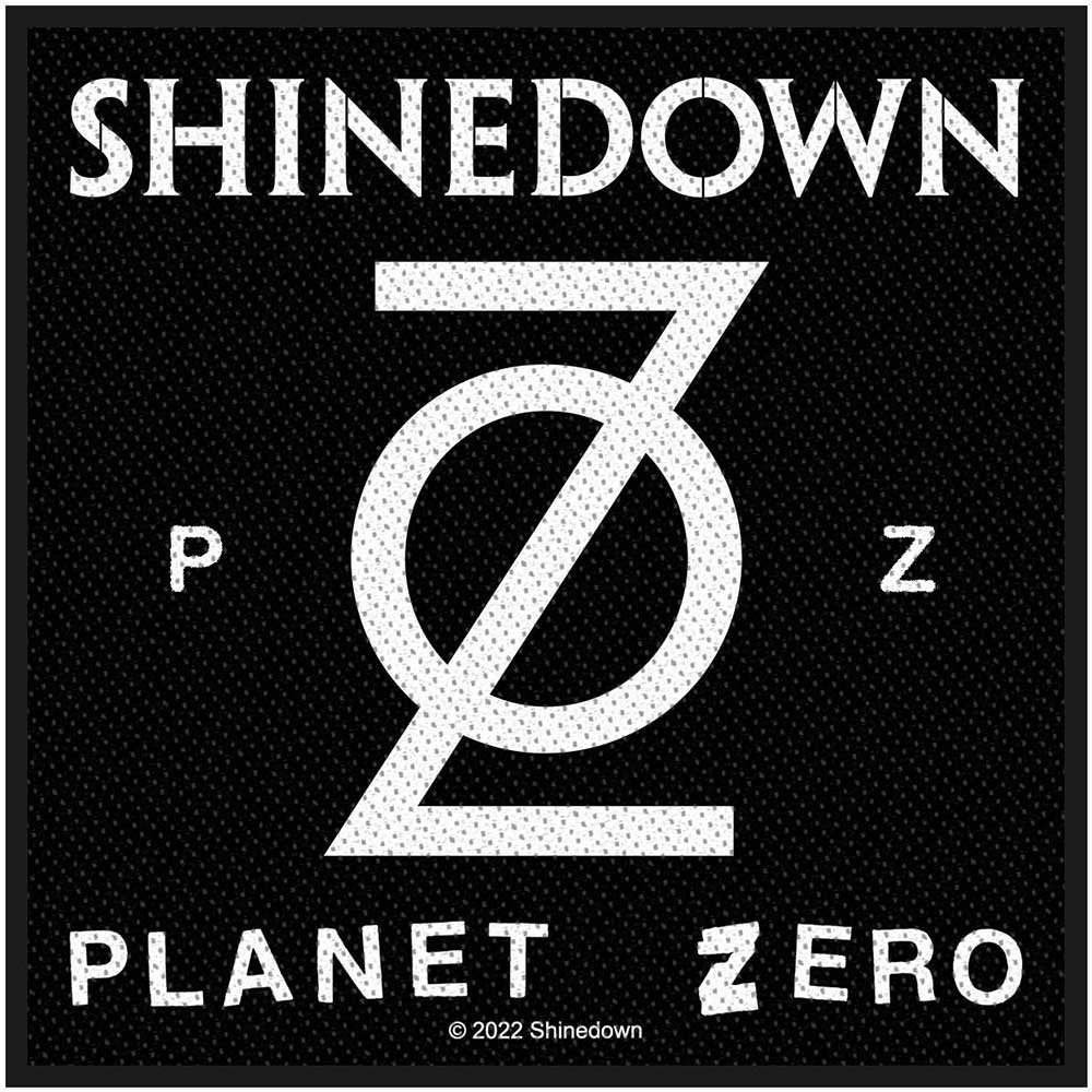 SHINEDOWN Patch - 4x4 Inch - Shinedown Planet Zero Rock Band Embroidered Patch Applique Craft Supply - Officially Licensed