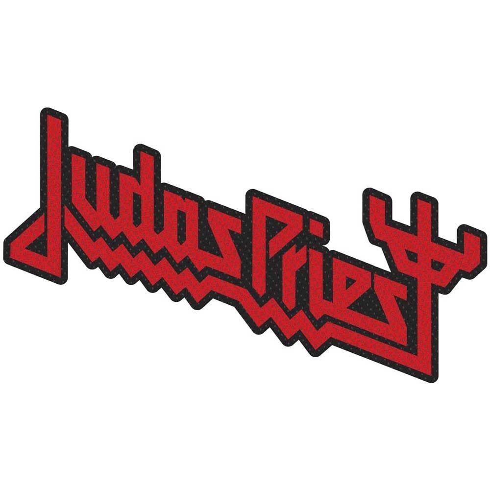 JUDAS PRIEST Logo Patch - Approx 4x1 Inch - Judas Priest Logo Cut Out Band Embroidered Patch Applique Craft Supply - Officially Licensed