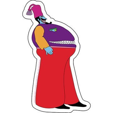 THE BEATLES Yellow Submarine Tassel Hat Man Sticker Decal - 6x4.1 Inch - John Lennon Legendary Rock Band Vinyl Decal Sticker Craft Supply