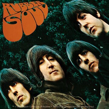 THE BEATLES Rubber Soul Album Sticker Decal - 4x4 Inch - Lennon McCartney Harrison Star Legendary Rock Band Vinyl Decal Sticker Craft Supply