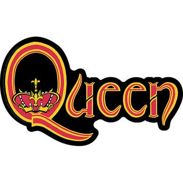 QUEEN 1973 Logo Sticker Decal - 5.3x3.2 Inch - Freddie Mercury Brian May Rock Band Vinyl Decal Sticker Craft Supply