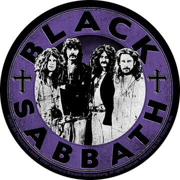 BLACK SABBATH Circle Sticker Decal - 4 Inch - Black Sabbath Group Album Rock Band Vinyl Decal Sticker Craft Supply