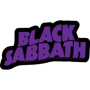 BLACK SABBATH Logo Sticker Decal - 5.5x3 Inch - Black Sabbath Group Logo Rock Band Vinyl Decal Sticker Craft Supply