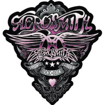 AEROSMITH Loud & Proud Sticker Decal - 4.75x5 Inch - Steven Tyler Aerosmith Loud Proud Album Rock Band Vinyl Decal Sticker Craft Supply