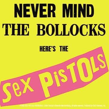 SEX PISTOLS Bullocks Sticker Decal - 4x4 Inch - Sex Pistols Never Mind The Bullocks Album Rock Band Vinyl Decal Sticker Craft Supply