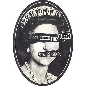 SEX PISTOLS Queen Sticker Decal - 3.5x5 Inch - Sex Pistols God Save The Queen Album Rock Band Vinyl Decal Sticker Craft Supply