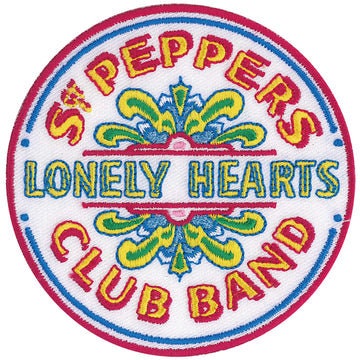 THE BEATLES Sgt Peppers Patch - 3.5 Inch - Beatles Lonely Hearts Club Legendary Rock Band Embroidered Patch Applique Craft Supply