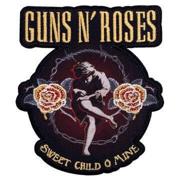 GUNS N' ROSES Cherub Patch - 3.25x3.9 Inch - Sweet Child O' Mine Guns N' Roses Album Embroidered Hard Rock Band Patch Applique Craft Supply