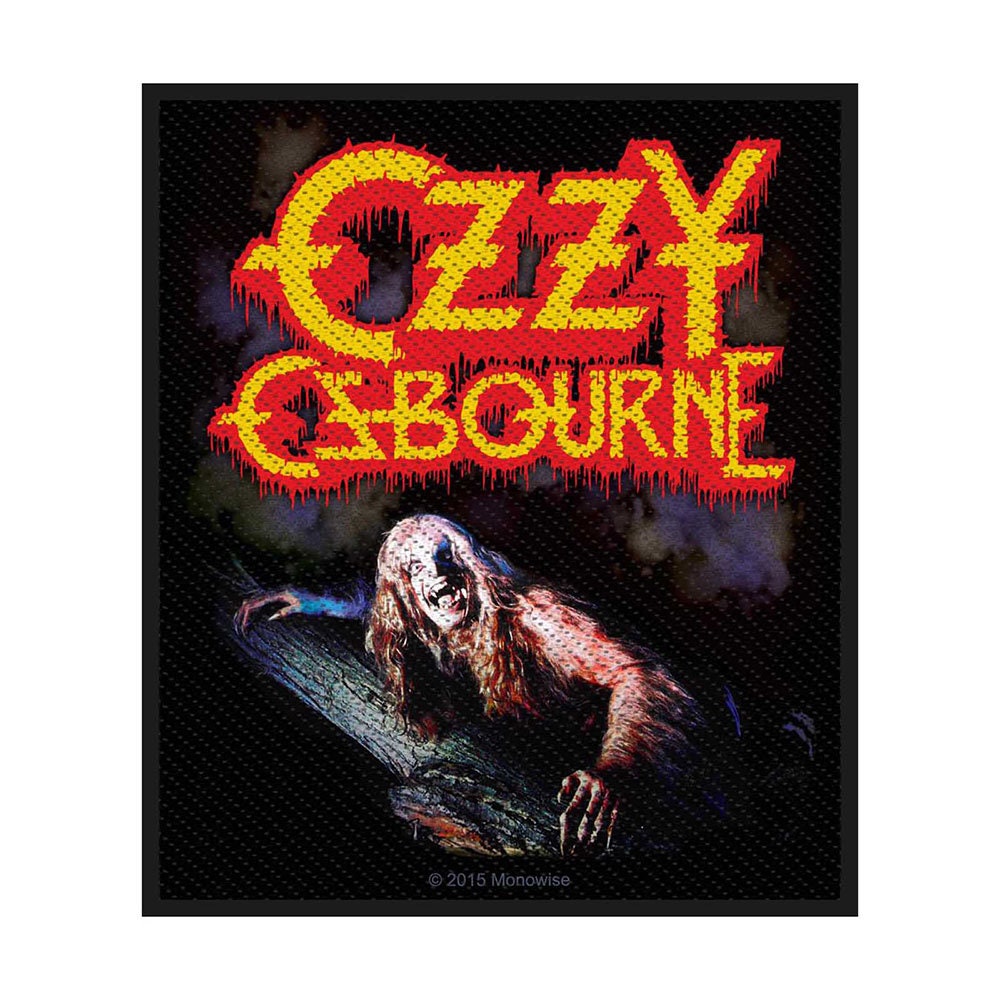 OZZY OSBOURNE Patch - 4x3.5 Inch - Ozzy Osbourne Bark At The Moon Rock Band Embroidered Patch Applique Craft Supply - Officially Licensed