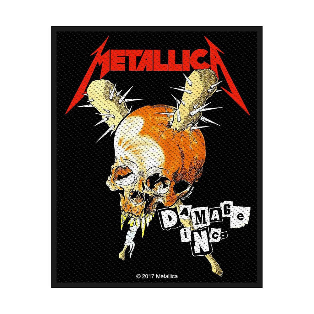 METALLICA Patch - 3x4 Inch - Metallica Damage Inc Album Heavy Metal Band Embroidered Patch Applique - Officially Licensed