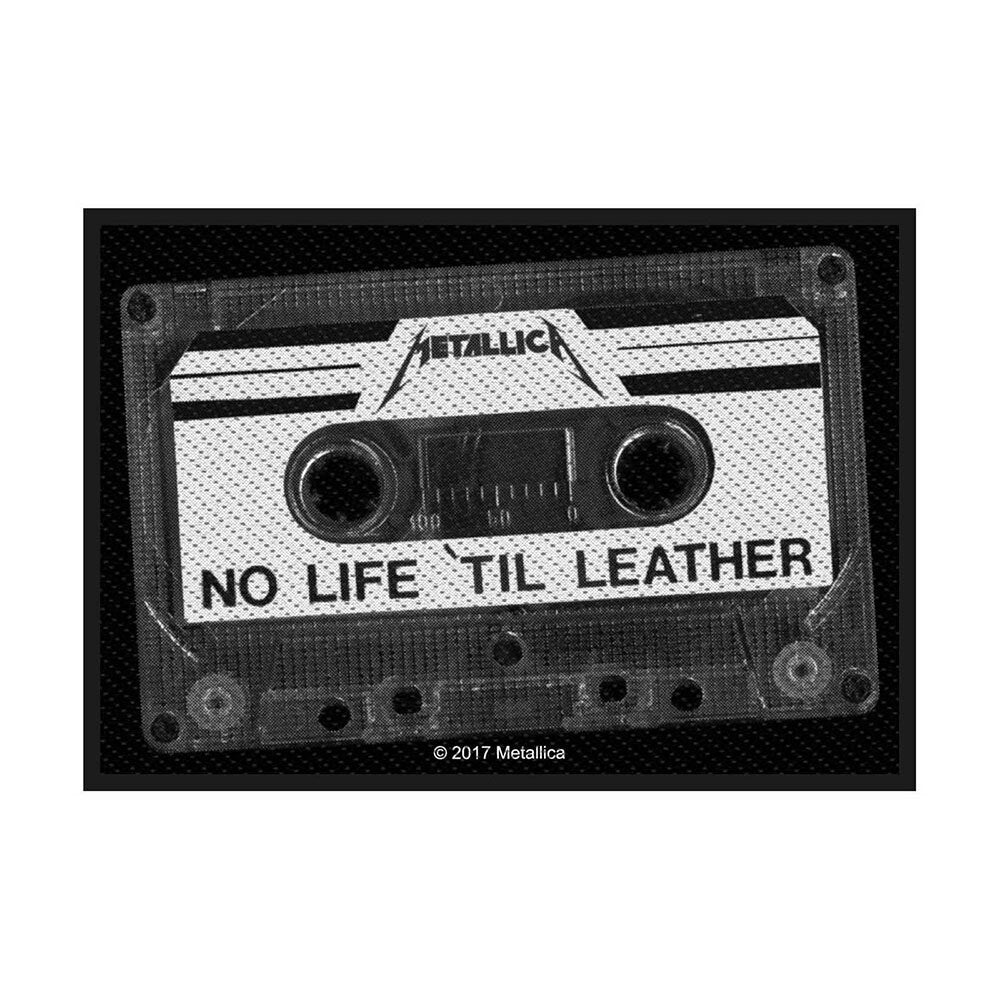 METALLICA Patch - 3x4 Inch - Metallica No Life 'Til Leather Cassette Album Heavy Metal Band Embroidered Patch Applique - Officially Licensed