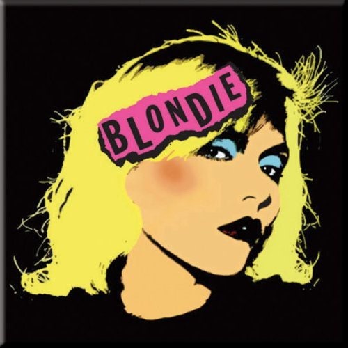 BLONDIE Punk Logo Magnet - 3x3 Inch - Rock Band Blondie Album Magnet for Refrigerators and Lockers(Fridge Magnet)