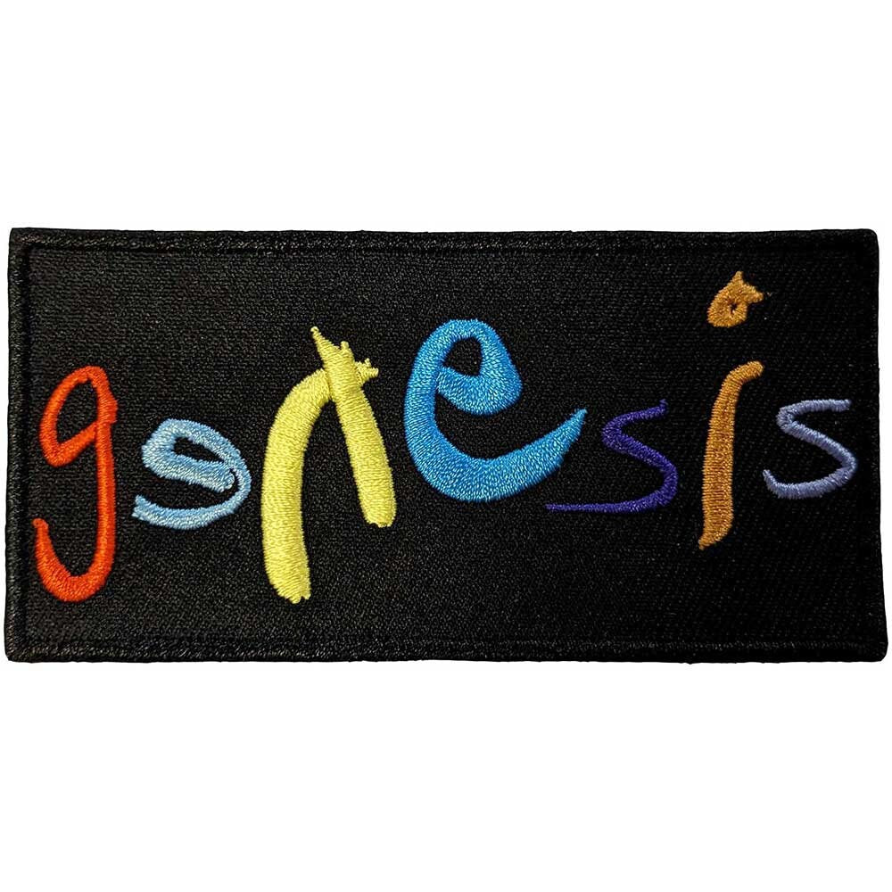 GENESIS Band Logo Patch - 3.5 Inch - Genesis Rock Band Logo Phil Collins Album Embroidered Patch Applique Craft Supply - Officially Licensed