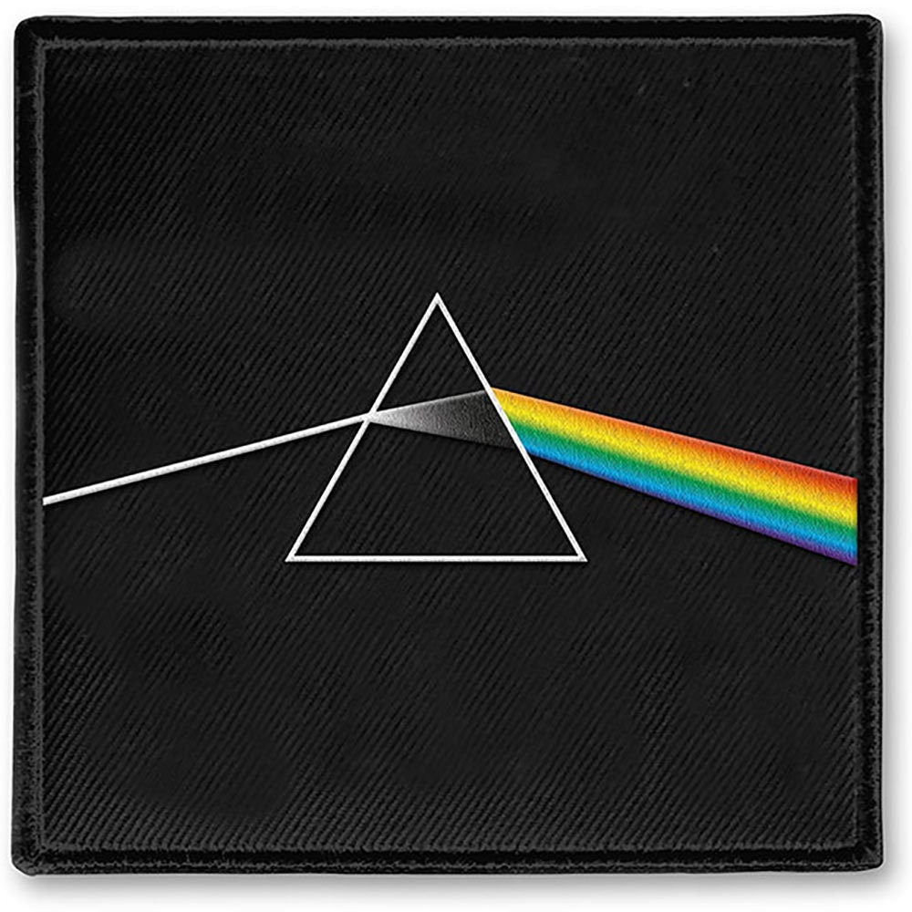 PINK FLOYD Patch - 4x4 Inch - Dark Side of the Moon Album Cover Rock Band Embroidered Patch Applique Craft Supply - Officially Licensed