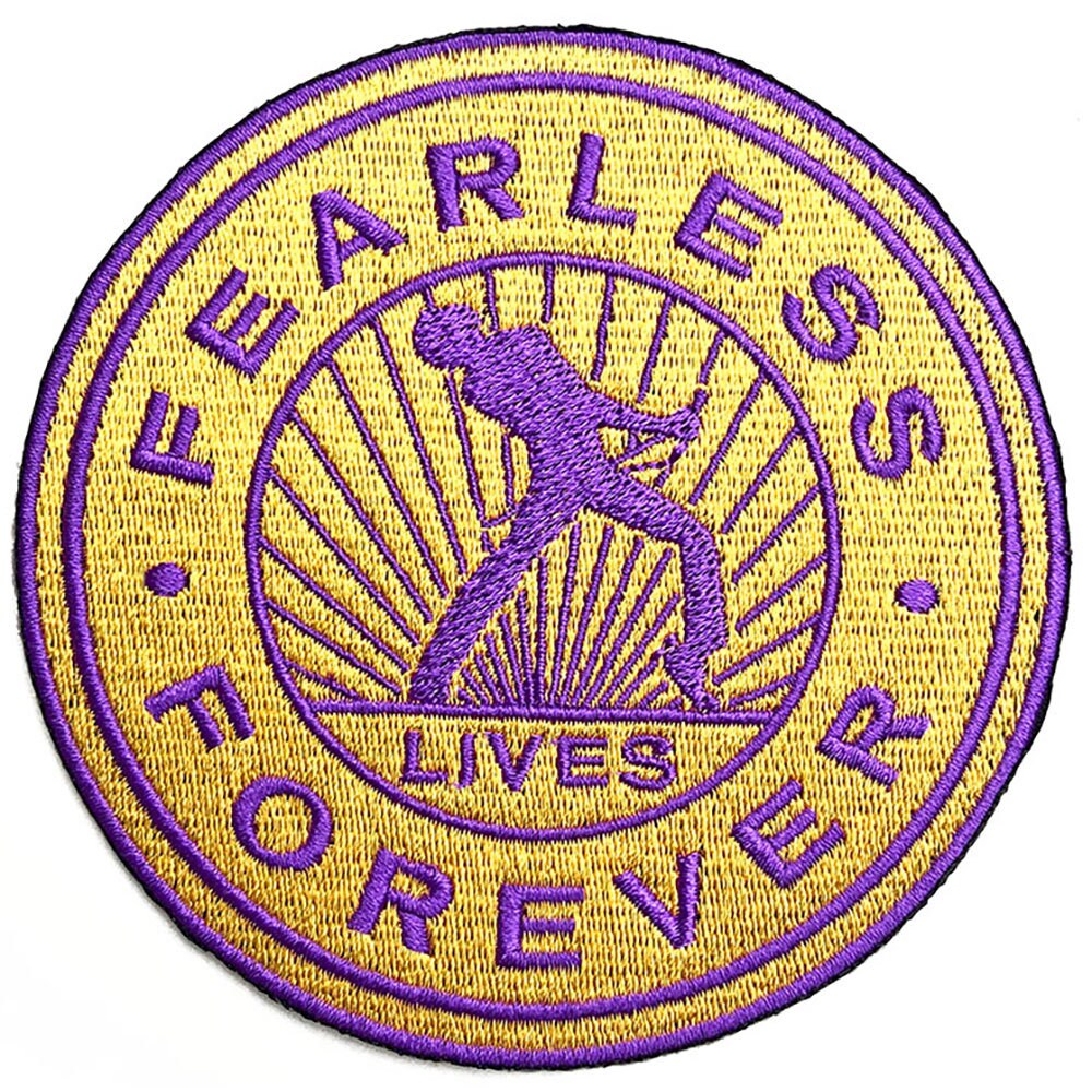 QUEEN Fearless Patch - 3.5 Inch - Queen British Rock Band Fearless Forever Embroidered Patch Applique Craft Supply - Officially Licensed