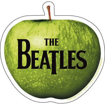 THE BEATLES Apple Logo Album Sticker Decal - 4.8x5 Inch - Lennon McCartney Harrison Legendary Rock Band Vinyl Decal Sticker Craft Supply