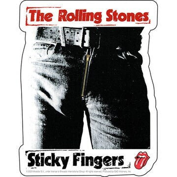 THE ROLLING STONES Sticky Fingers Sticker Decal - 4x5 Inch - Rolling Stones Album Rock Band Vinyl Decal Sticker Craft Supply