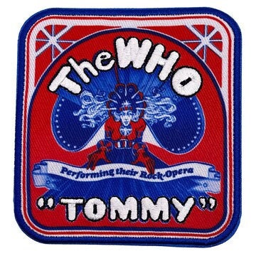 THE WHO Tommy Patch - 3.25x3.5 Inch - English Rock Band The Who Tommy Album Embroidered Rock Band Patch Applique Craft Supply