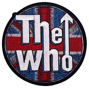 THE WHO Patch - 3.25 Inch - English Rock Band The Who Union Jack Round Embroidered Rock Band Patch Applique Craft Supply