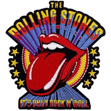 THE ROLLING STONES Patch - 3.3x3.8 Inch - Rock Band Rolling Stones Vintage Poster Album Embroidered Rock Band Patch Applique Craft Supply