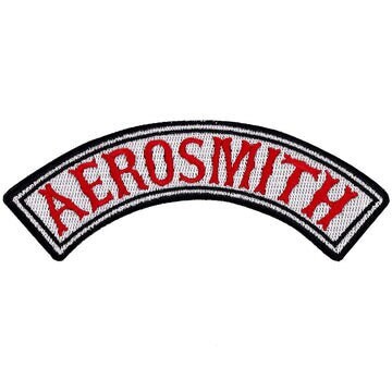 AEROSMITH Patch - 3.8x2.75 Inch - Rock Band Aerosmith Biker Rocker Logo Embroidered Rock Band Patch Applique Craft Supply