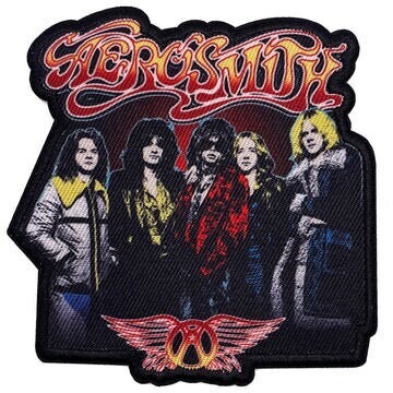 AEROSMITH Patch - 3.4x3.5 Inch - Rock Band Aerosmith Group Shot Album Embroidered Rock Band Patch Applique Craft Supply