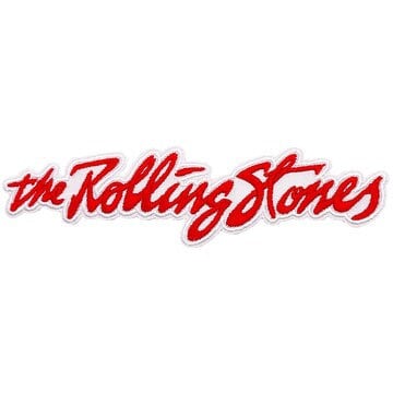 THE ROLLING STONES Patch - 4.5x1.25 Inch - Rock Band Rolling Stones 1975 Logo Embroidered Rock Band Patch Applique Craft Supply
