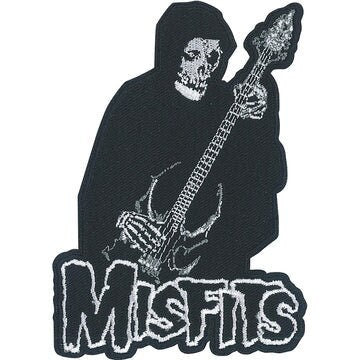 MISFITS Patch - 3.3x4.7 Inch - MISFITS Bass Fiend Punk Rock Band Embroidered Patch Applique Craft Supply