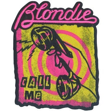 BLONDIE Patch - 3.2x3.9 Inch - BLONDIE Call Me Debbie Harry Punk Rock Band Embroidered Patch Applique Craft Supply