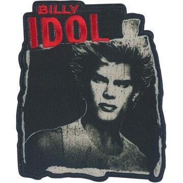 BILLY IDOL Patch - 3.5x4.6 Inch - British Rockstar Billy Idol Poster Musician Concert Rock Band Embroidered Patch Applique Craft Supply