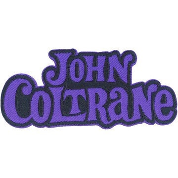 JOHN COLTRANE Patch - 4x1.8 Inch - John Coltrane Music Logo Jazz Saxophonist Bandleader Composer Embroidered Patch Applique Craft Supply
