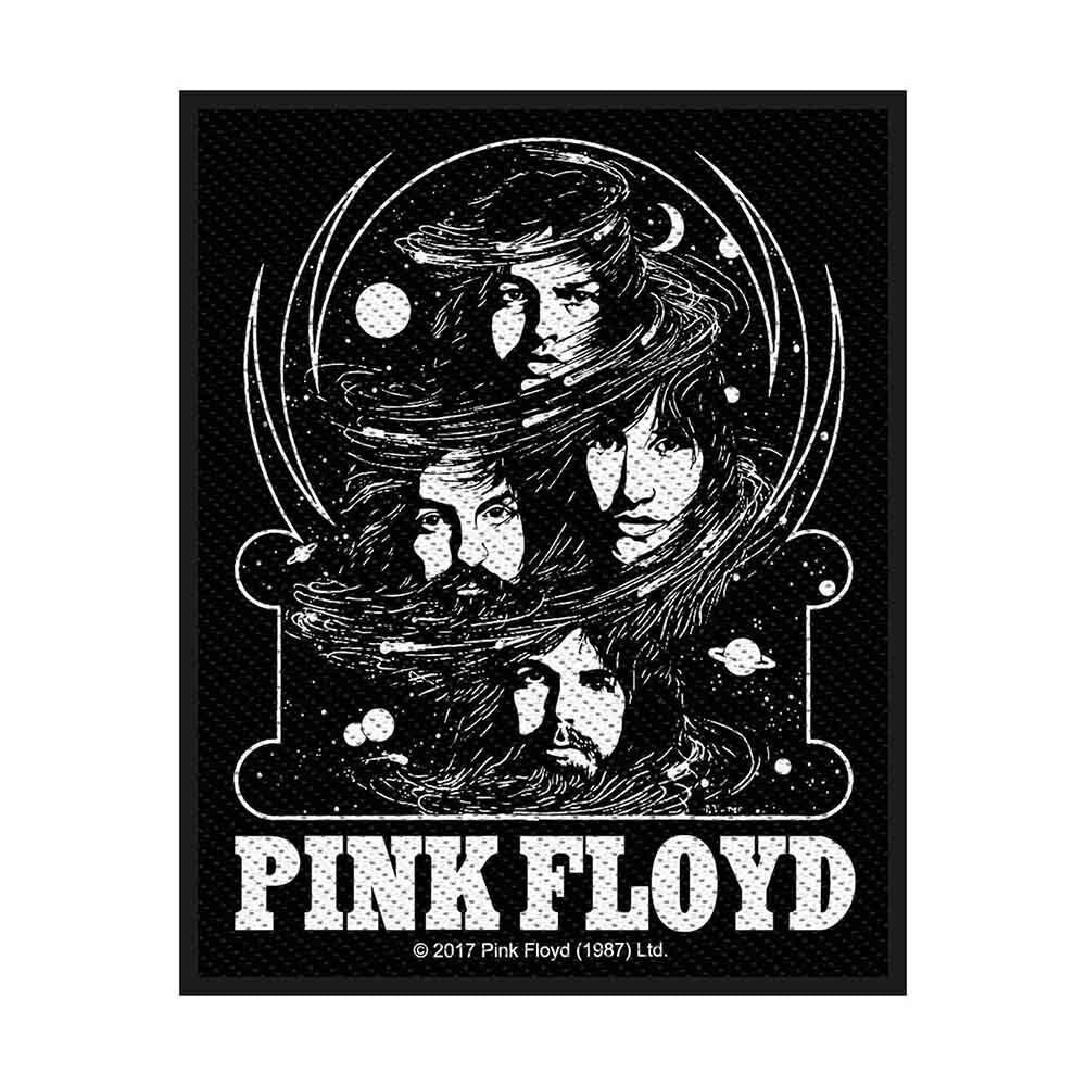 PINK FLOYD Patch - 3.1x4 Inch - Pink Floyd Cosmic Faces Rock Band Embroidered Patch Applique Craft Supply - Officially Licensed