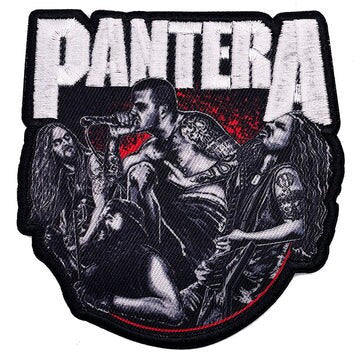 PANTERA Vulgar Patch - 3.5x4 Inch - Pantera Hostile Album Embroidered Heavy Metal Band Patch Applique Craft Supply
