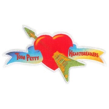 TOM PETTY Patch - 4.25x2.35 Inch - Tom Petty and the Heartbreakers Rock Band Original Logo Embroidered Patch Applique Craft Supply