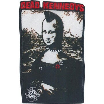 DEAD KENNEDYS Mona Lisa Logo Patch - 3x4.75 Inch - Dead Kennedys Embroidered Punk Rock Band Patch Applique Craft Supply