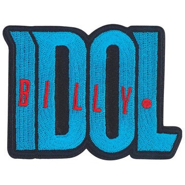 BILLY IDOL Patch - 3.3x2.5 Inch - British Rockstar Billy Idol Logo Musician Concert Rock Band Embroidered Patch Applique Craft Supply