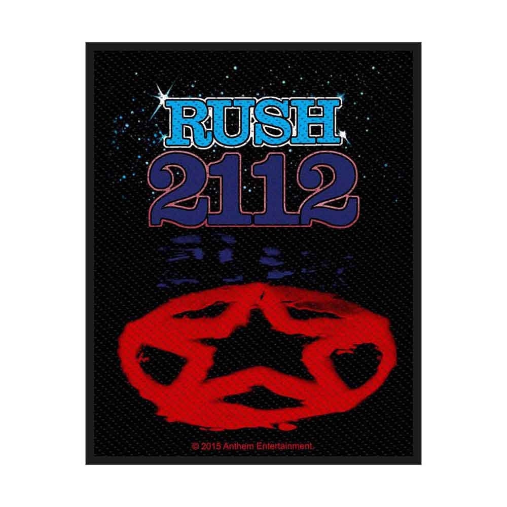 RUSH Band Patch - 3.2x4 Inch - 2112 Album Rush Geddy Lee Canadian Rock Band Embroidered Patch Applique Craft Supply - Officially Licensed