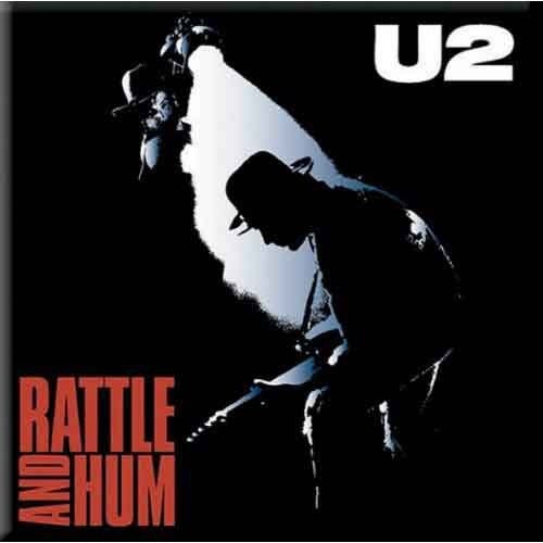 U2 Rattle & Hum Magnet - 3x3 Inch - Rock Band U2 Dublin Bono Album Cover Magnet for Refrigerators and Lockers