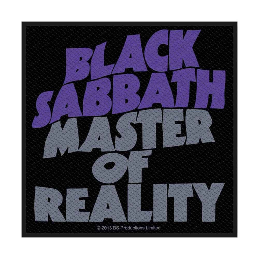 BLACK SABBATH Master Of Reality Patch - 4x4 Inch - Black Sabbath Embroidered Patch Applique Craft Supply - Officially Licensed