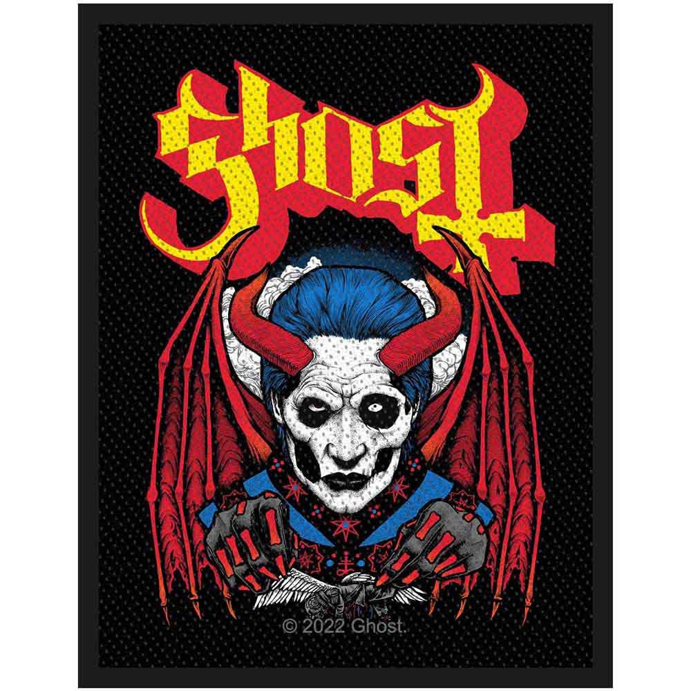GHOST Demoniac Patch - 3x4 Inch - Swedish Rock Band Ghost Demoniac Album Embroidered Patch Applique Craft Supply - Officially Licensed