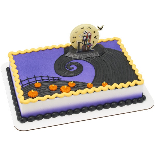 The Nightmare Before Christmas Cake Topper - Classic Tim Burton Movie! Birthday Party Cake Decoration - Kids Birthday Decoset Craft Supply