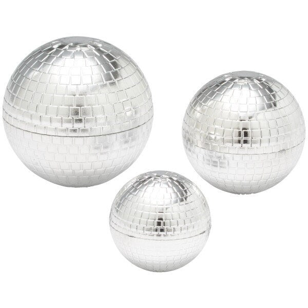 Groovy Disco Ball Cake Topper - Dance Party Kids Disco Music Birthday Party Cake Decoration - Kids Birthday Decoset Craft Supply