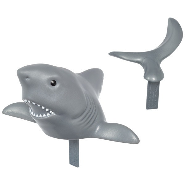 Shark Creations Cake Topper - Shark Creations Birthday Party Shark Fan Cake Decoration - Kids Birthday Decoset Craft Supply