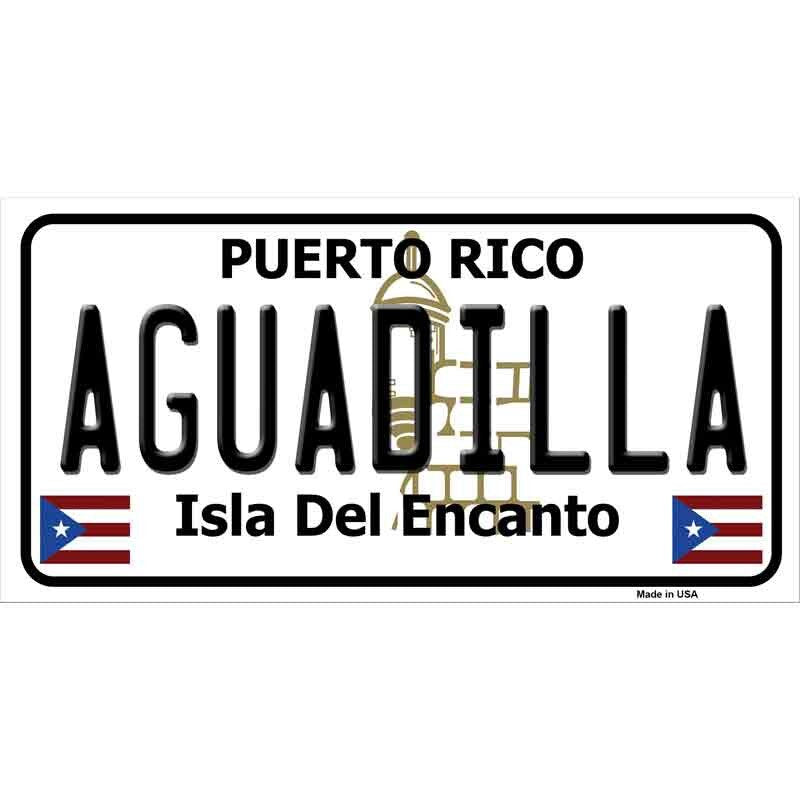 Aguadilla Puerto Rico Sticker Decal - 6x3 Inch - Novelty Rectangle Sticker Decal - Water Resistant Car Truck Window Craft Supply